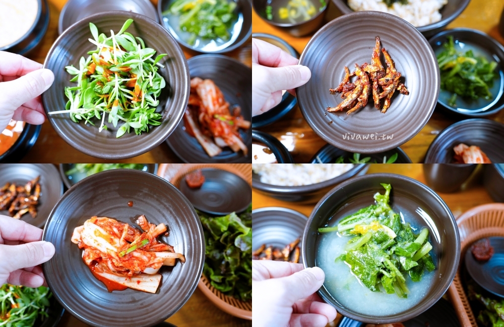 韓國釜山美食｜『옥이보리밥』在地隱藏版的大麥蔬菜拌飯~搭配現煎黃魚和海鮮煎餅~超澎湃的在地韓食餐廳！