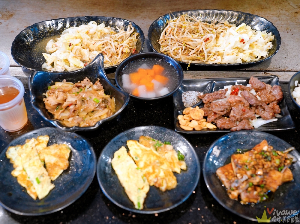 桃園中壢美食｜『紅品鐵板燒』健行科大週邊的平價鐵板燒～包手師傅親自料理～內用免費續菜&湯品及飲料喝到飽！