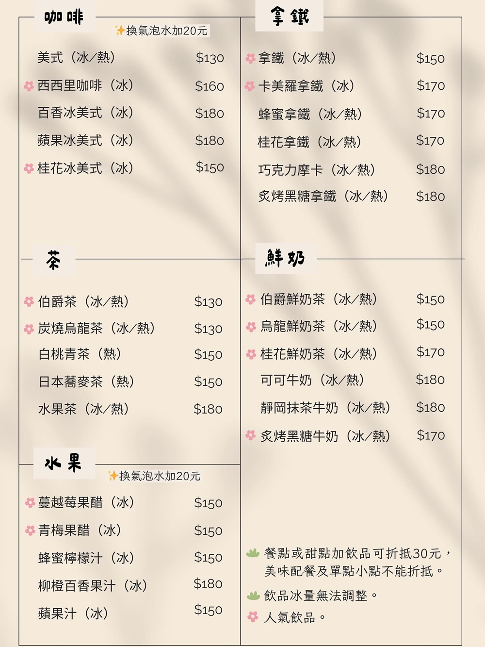 台北士林美食｜『花嶼輕食館』士林站旁巷弄內的早午餐&義大利麵&燉飯專賣～下午茶甜點咖啡廳！