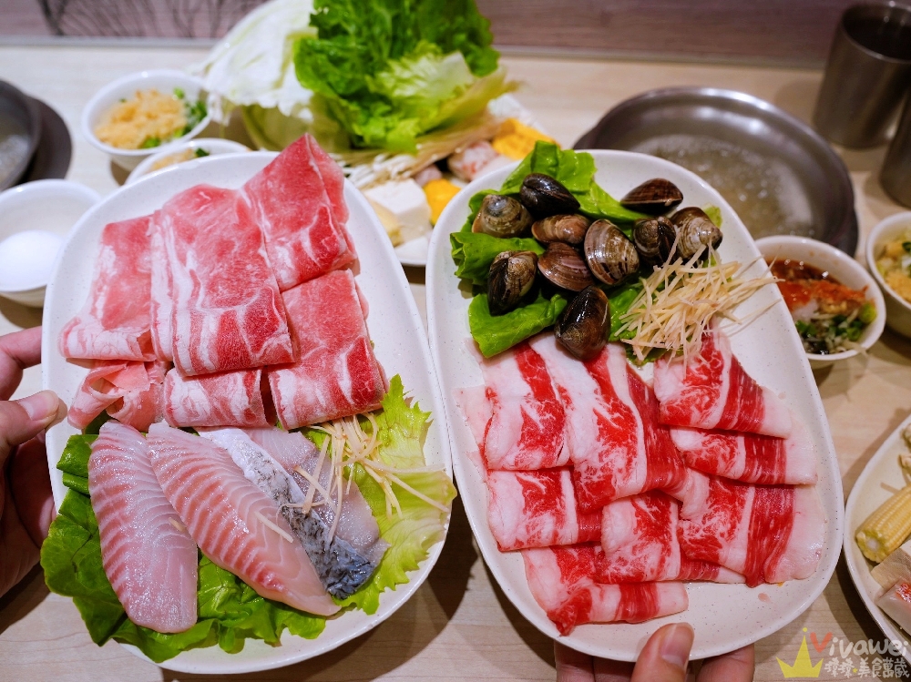 桃園中壢美食｜『錢都日式涮涮鍋-中壢新生店』平日限定經濟雙拼海陸鍋超划算~自助吧飲料,甜湯,冰沙,冰淇淋吃到飽！