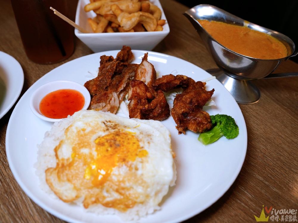 新竹竹北美食｜『食·福｜複合式餐廳・義式料理』餐點品項超多~必吃炸物類品項～咖哩&焗烤飯&披薩&義大利麵通通有！