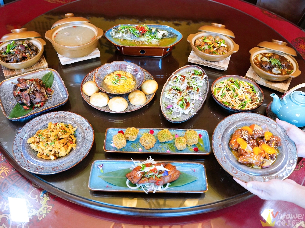 苗栗三灣美食｜『龍叔伯庭園餐館』超氣派的客家私房台菜餐廳～餐點品項豐富又好吃～親子友善且附設免費停車場！