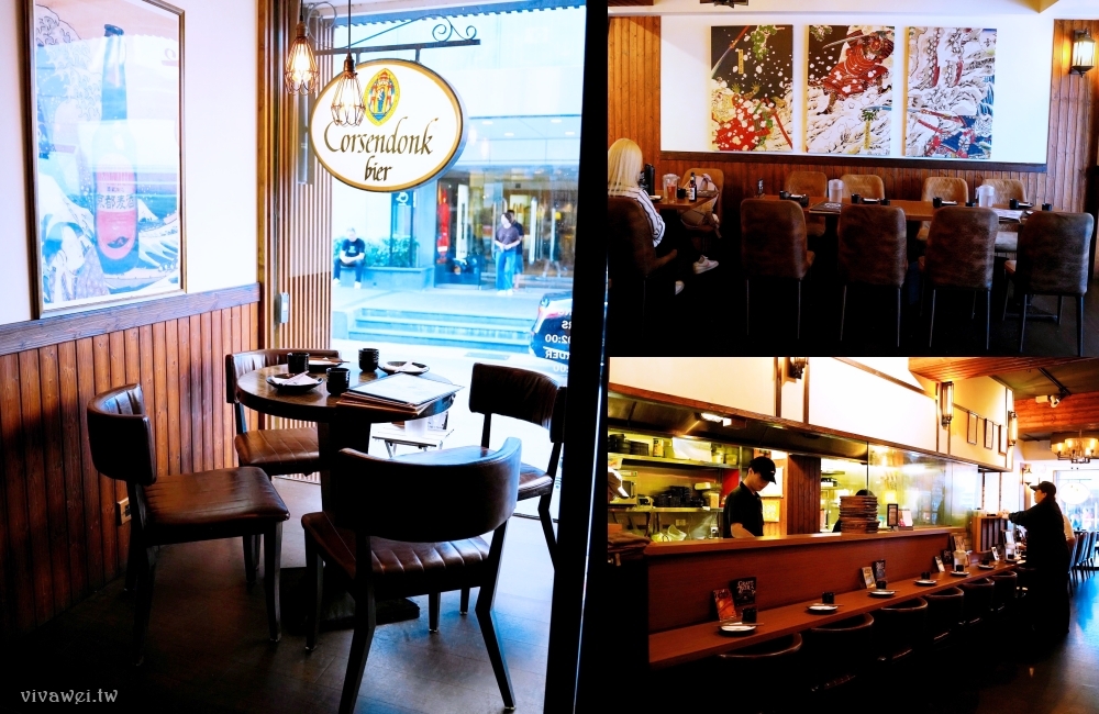 台北中山美食｜『ABV日式居酒館-台北中山店』最具話題性的稻草燒盛合！還有大阪燒,廣島燒,串燒等日式美食~搭配300多款精釀啤酒~小酌小聚的深夜美食首選！