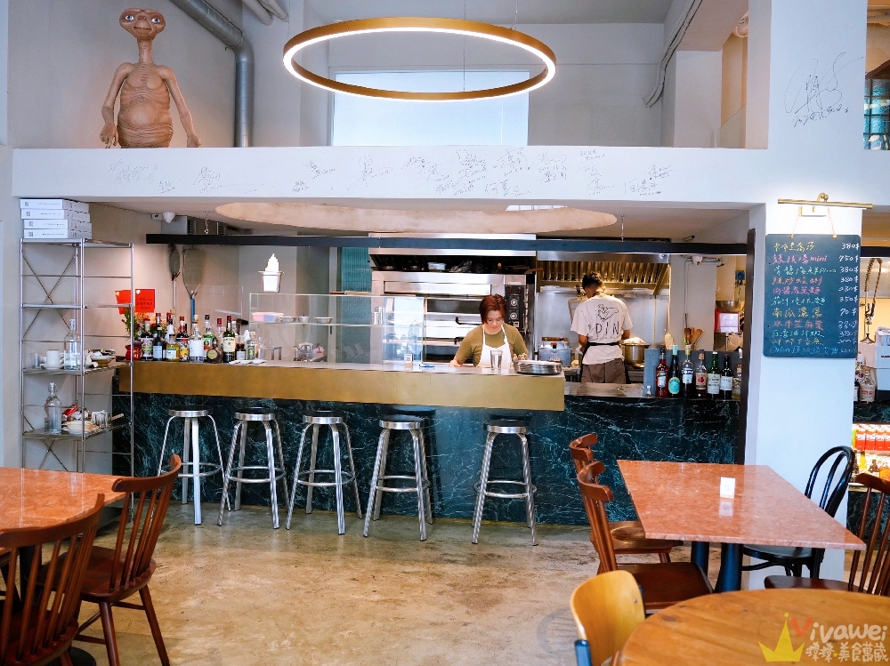 桃園中壢美食｜『品手感披薩 Pin Pizza Bar』內壢現烤披薩香氣逼人！招牌阿山哥鹹豬肉披薩&五種起司披薩！