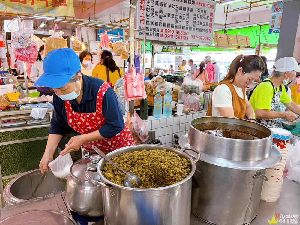 苗栗市美食｜『阿婆粉圓』北苗市場超人氣排隊古早味！只賣早上的手工粉圓和綠豆甜品（近苗栗火車站）