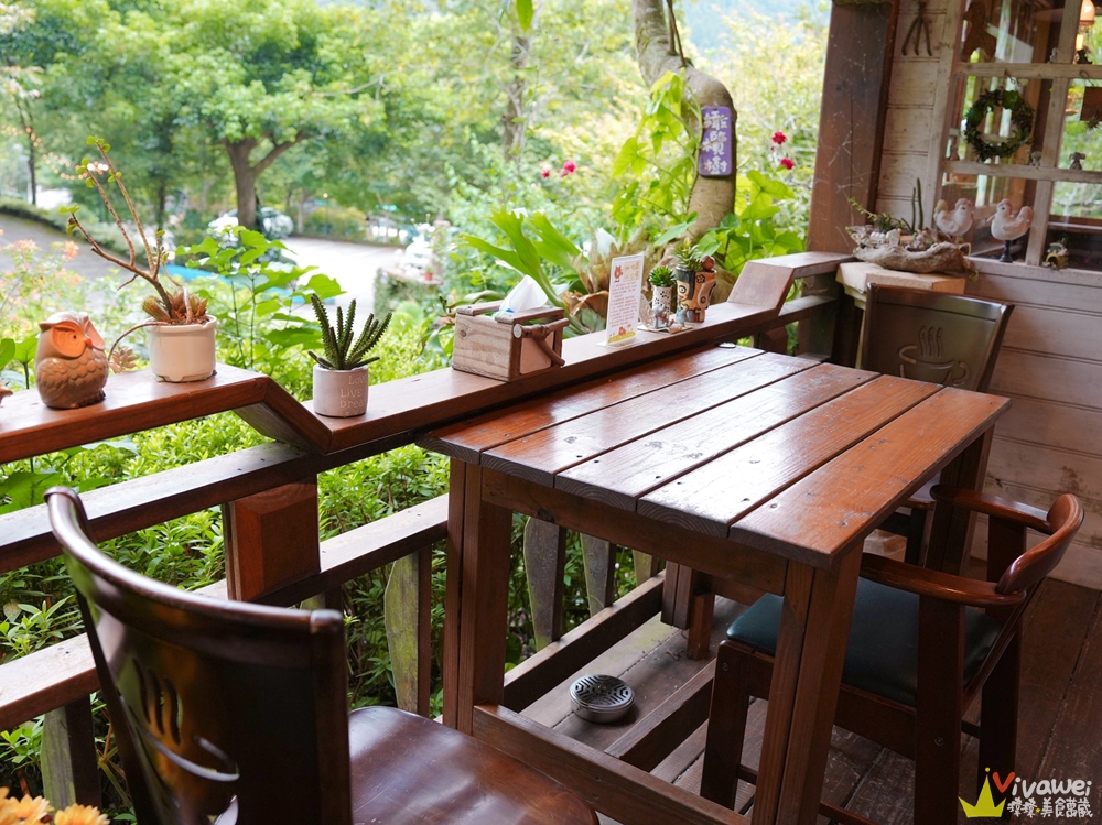 苗栗南庄美食｜『橄欖樹咖啡民宿』位於山林裡的悠閒下午茶咖啡廳~還有民宿可以住一晚!