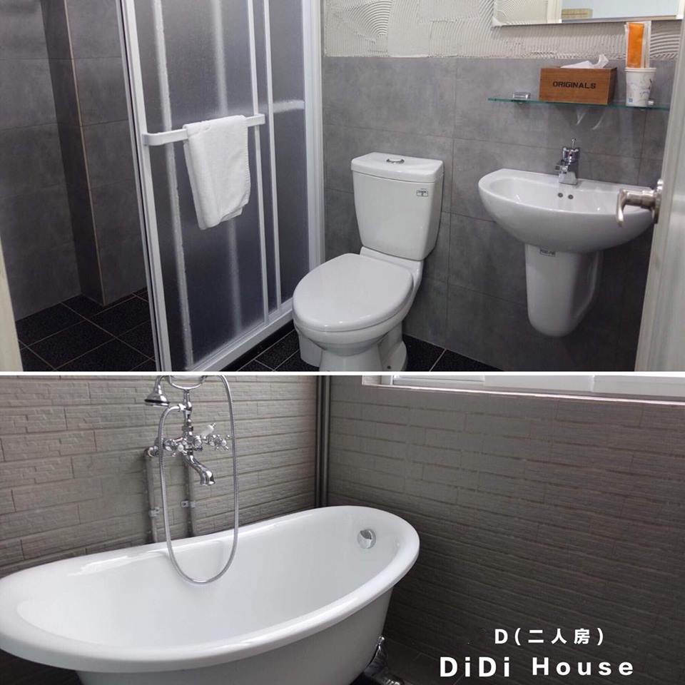 台南北區住宿｜『DiDi House』1000元出頭就能入住,每個房間都有浴缸,提供汽車停車空間！
