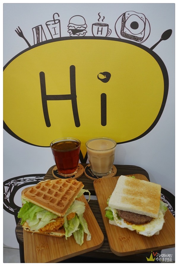 台北士林美食｜『日星咖啡早餐』早餐就有鬆餅可以吃!還有方便的外帶三明治!(芝山捷運站)