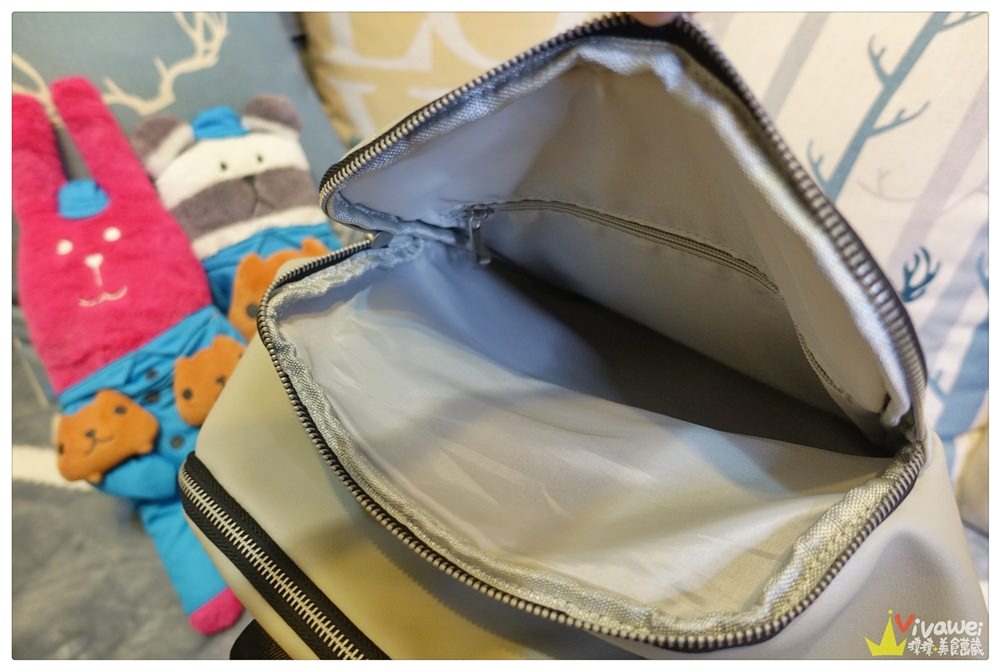 【實背心得分享】RITE雙生系列-獅口包撞色灰藍-大空間的兩用拆裝子母後背包!