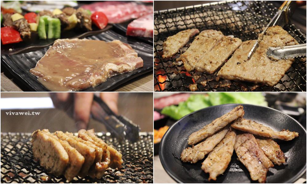新竹美食｜『愛烤愛對囉』平價的燒烤吃到飽-推薦韓式生菜包肉,起司菠蘿油,烤麻糬!