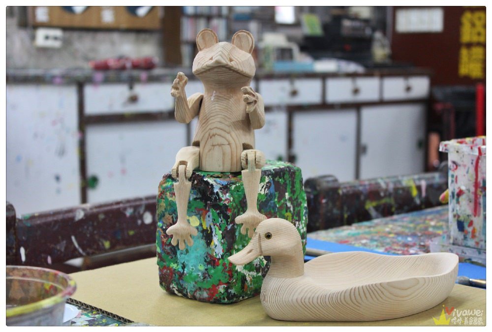 苗栗三義旅遊景點｜『三義ㄚ箱寶』有趣的彩繪DIY~創造出獨一無二的木製擺件!