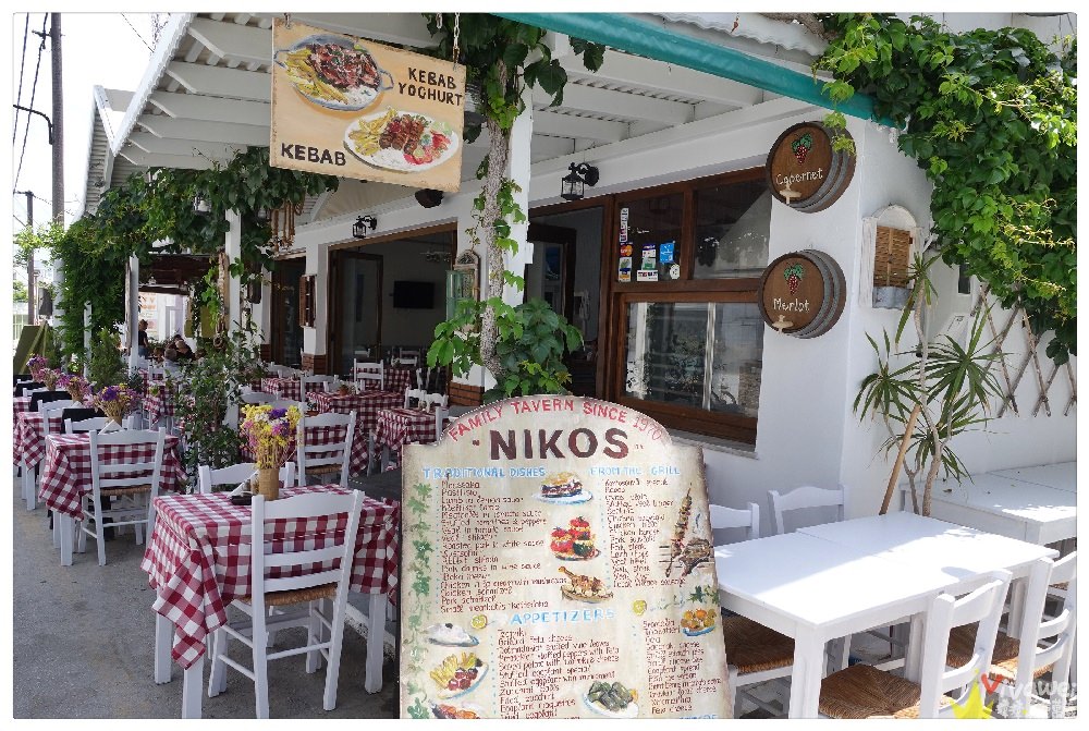 希臘納克索斯美食｜『Nikos Taverna』Naxos傳統希臘家常菜~份量超足,價格親民!