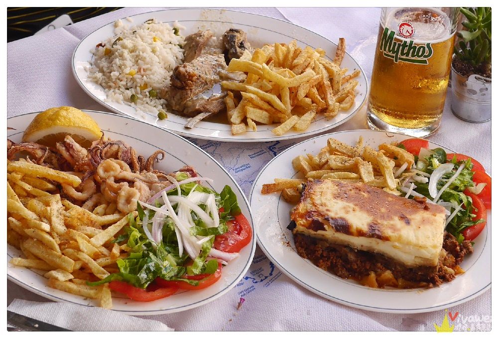 希臘納克索斯美食｜『Nikos Taverna』Naxos傳統希臘家常菜~份量超足,價格親民!