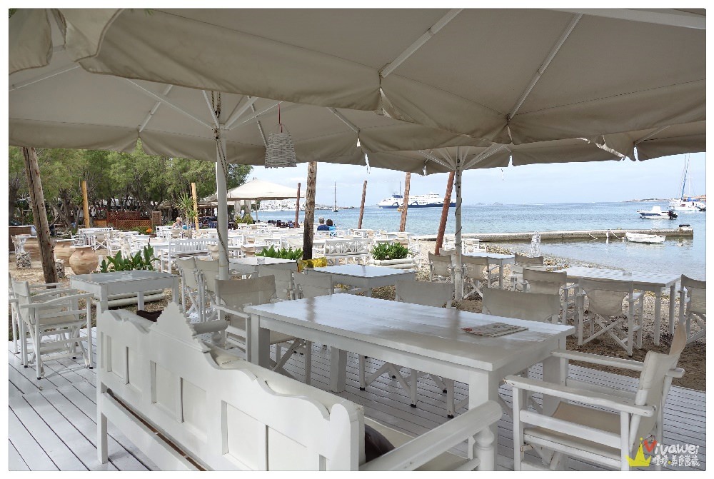 希臘帕羅斯島｜『Akrogiali』PAROS超美的海景餐廳~但是餐點非常普通!