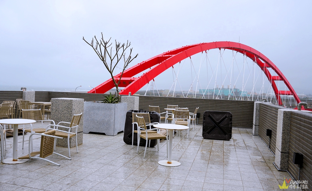 桃園大園美食｜『橙夕咖啡Afterglow cafe』竹圍漁港旁的下午茶～好天氣坐在戶外更是Chill！