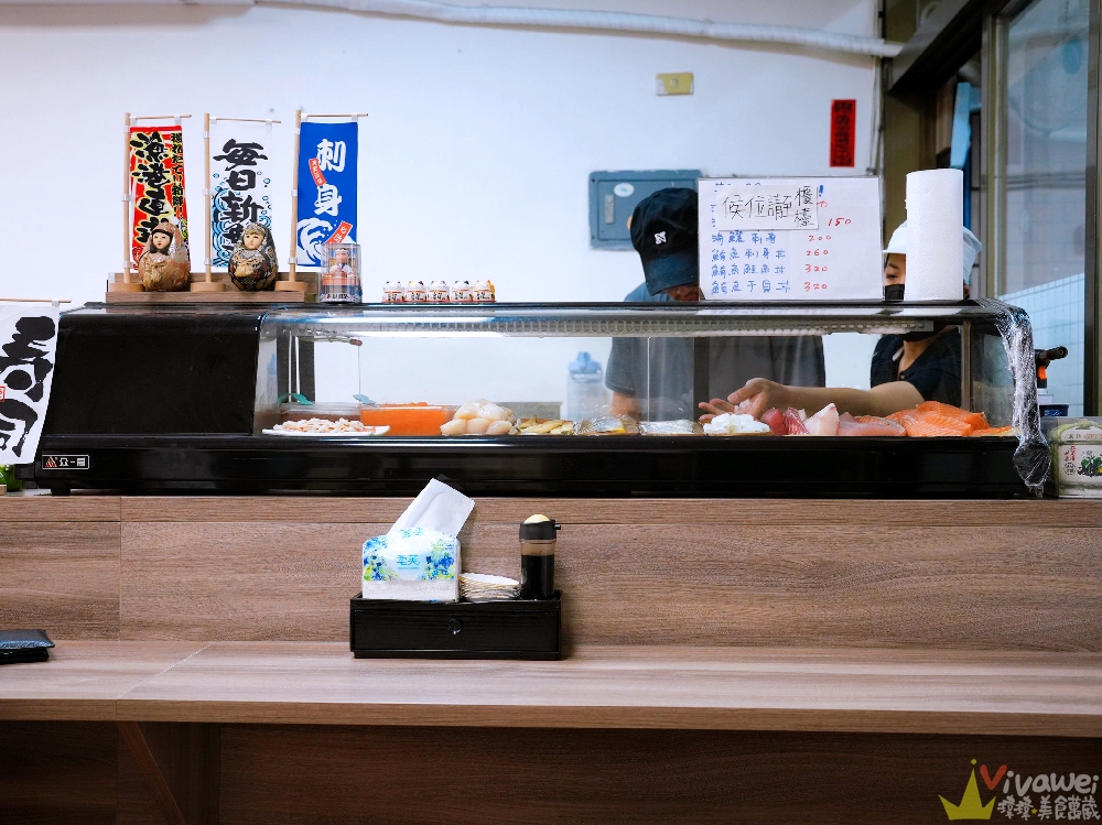 桃園平鎮美食｜『壹鮨丼』平價壽司及生魚片丼飯！內用享湯品及熱茶免費暢飲！