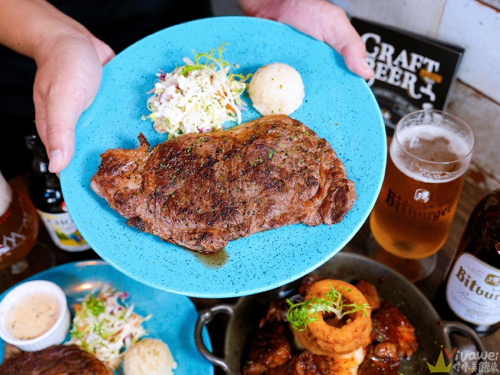 台北大安美食｜『ABV Bar & Kitchen美式餐酒館-台北敦化店 』台北牛排挑哪間好? 美式烤肉×原木燻牛排佐300多款精釀啤酒！