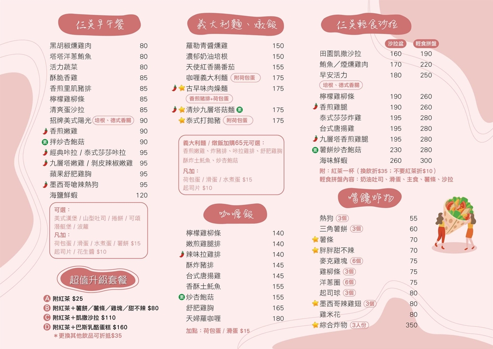 苗栗市美食｜『仨吳 Chase cafe』好吃的輕食炸物早午餐及咖哩飯~還有手工甜點和各式飲品！