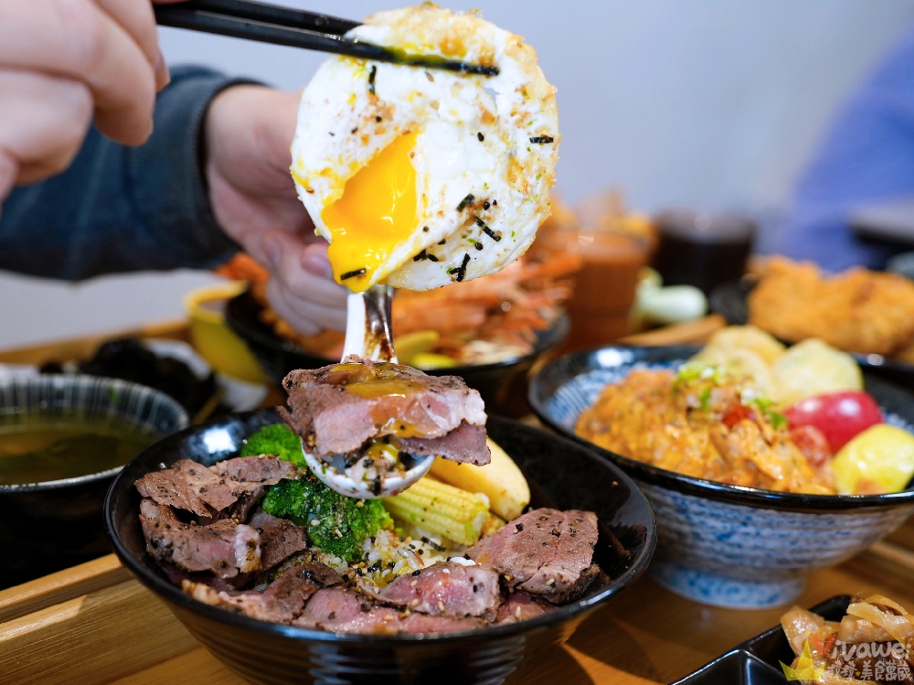 苗栗後龍美食｜『極丼飯館』環境溫馨舒適～餐點好吃的日式家常料理～內用有泰式奶茶&紅茶飲料免費暢飲！