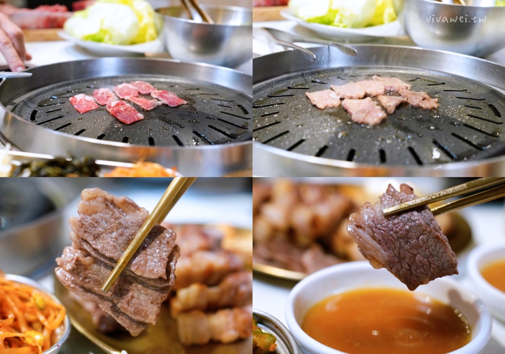 桃園市美食｜『GOGI GOGI 韓式燒肉-桃園藝文店』燒肉套餐享專人代烤～還有自助吧吃到飽！桃園店限定寵物鮮食及週三晚上制服日生啤無限暢飲！