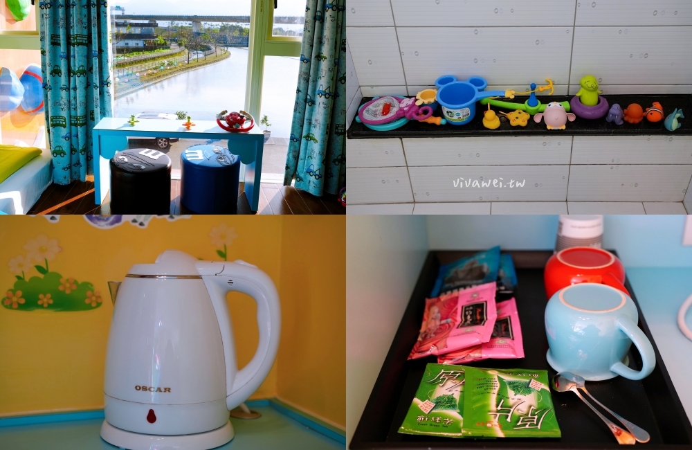 宜蘭羅東住宿｜『宜蘭羅東Candy民宿』夢幻糖果屋親子民宿~室內球池溜滑梯+電動車+正版樂高積木牆+溜滑梯房型開箱！