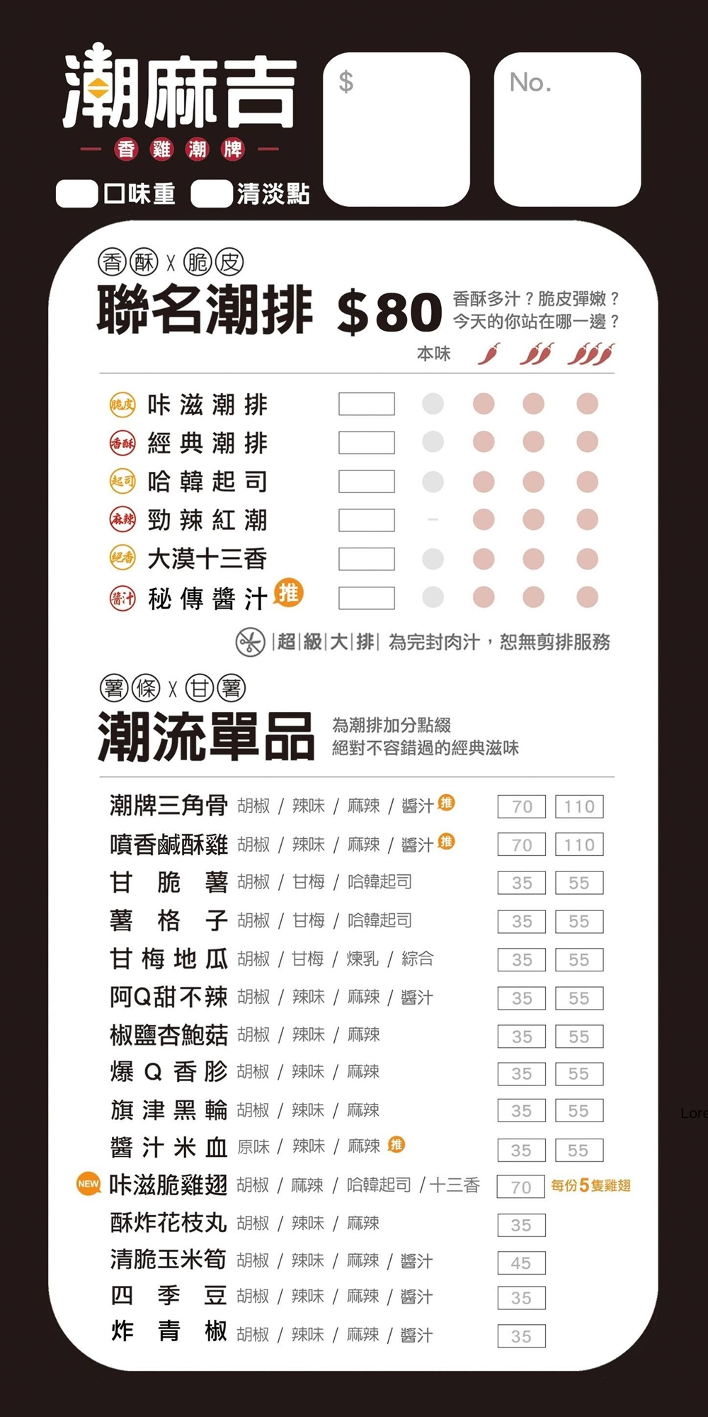 苗栗市美食｜『潮麻吉 香雞潮牌（苗栗中華店）』北苗炸物推薦！現炸現吃最好吃！必吃甜不辣+三角骨+傳統刷醬雞排！