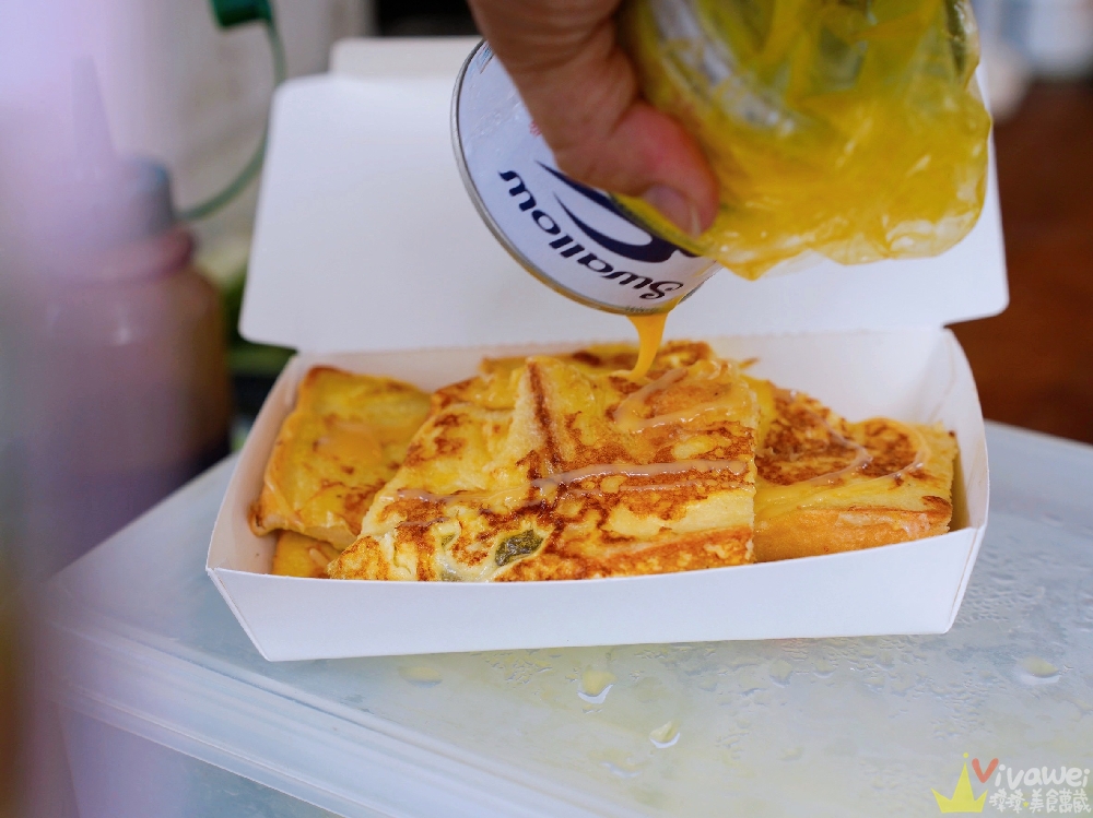 苗栗市美食｜『朝日三明治』平日限定！英才路上的行動早餐車～專賣盒裝三明治&鐵板吐司&法式吐司&粉漿蛋餅！