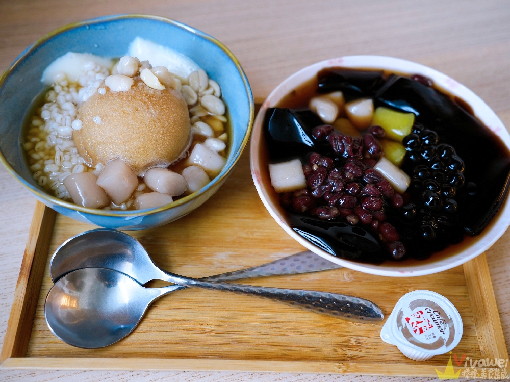 桃園中壢美食｜『溪川豆花』新勢公園老街溪旁的豆花及嫩仙草甜品～只要50元銅板價！