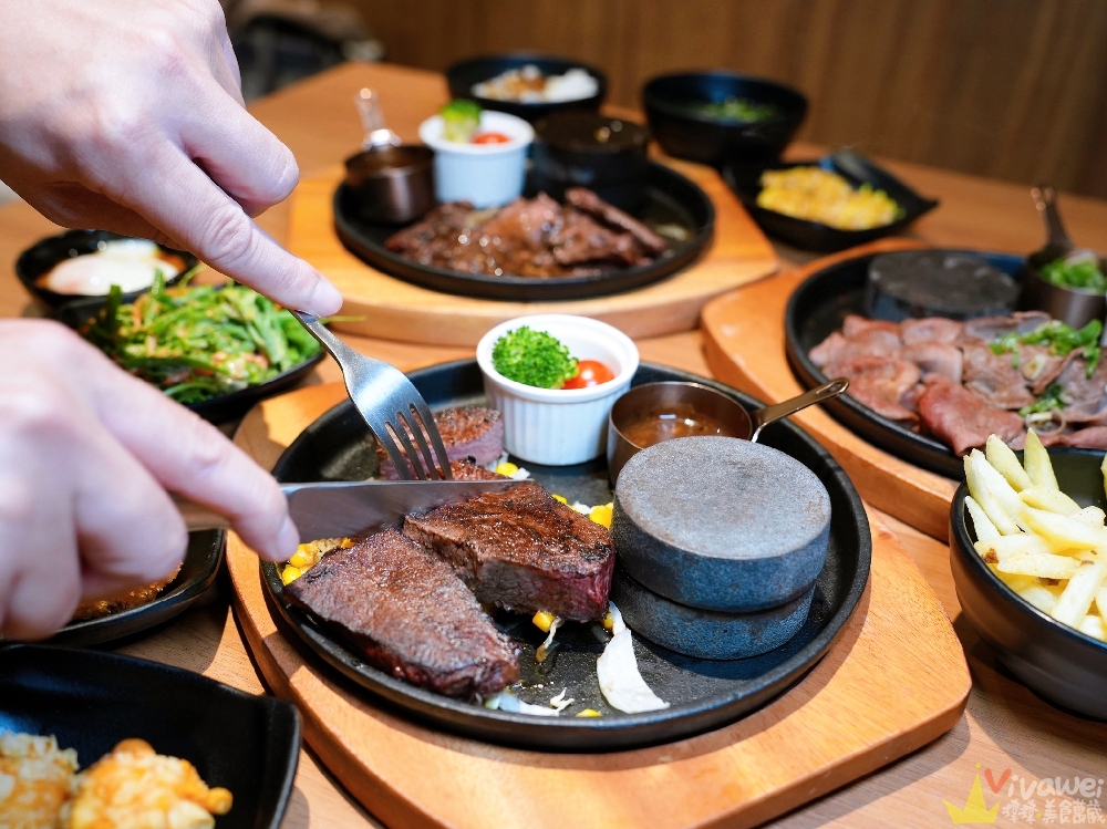 桃園市美食｜『炙り庵steak牛排』桃園車站新開幕！嚴選牛肉現煎炙燒～自助區誠意滿滿～牛滷肉飯,味噌湯,炸薯條通通無限續！