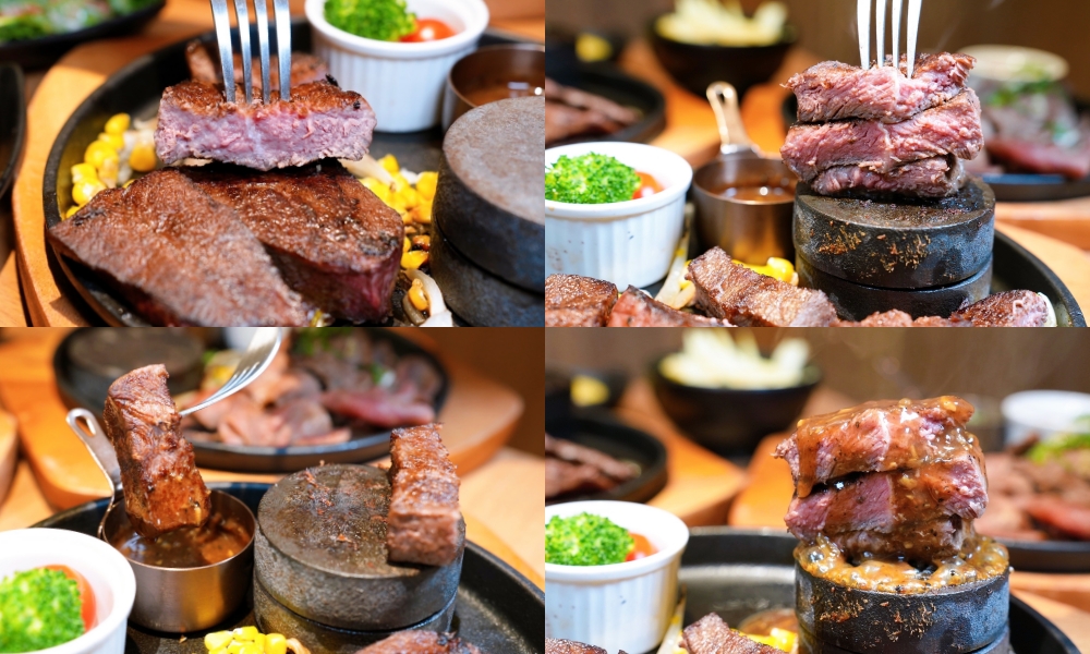 桃園市美食｜『炙り庵steak牛排』桃園車站新開幕！嚴選牛肉現煎炙燒～自助區誠意滿滿～牛滷肉飯,味噌湯,炸薯條通通無限續！