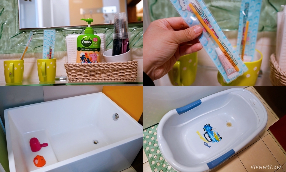 宜蘭冬山住宿｜『松之墅溜滑梯親子民宿』小孩天堂～溜滑梯房型+電動車+沙池+球池+迎賓下午茶+超澎湃早餐一次滿足！