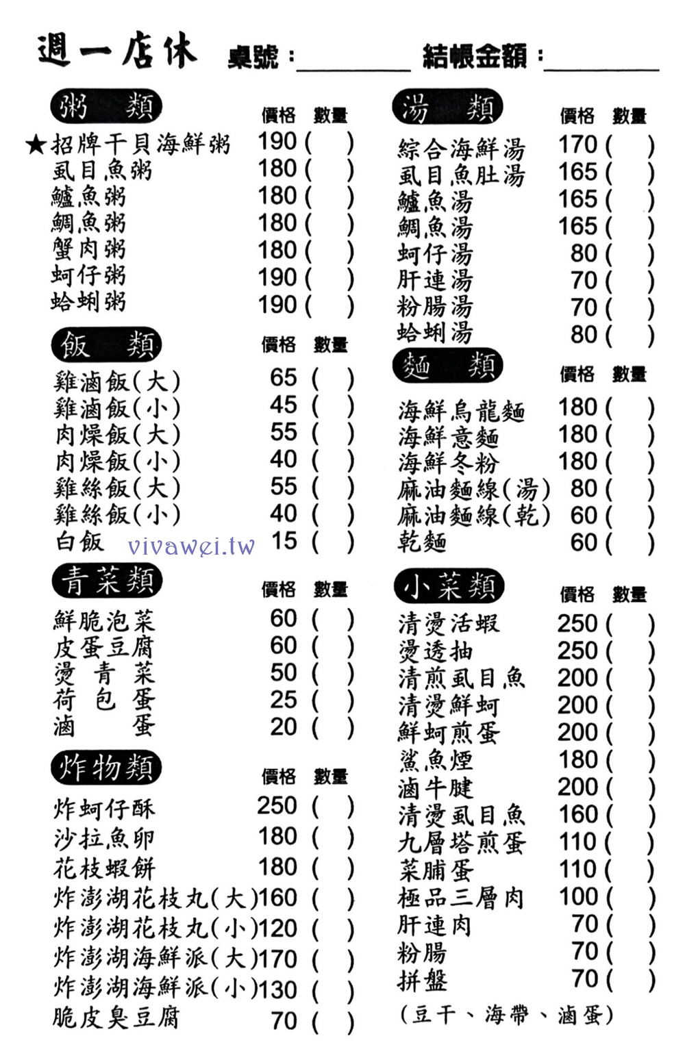 桃園中壢美食｜『高雄海產粥』南部口味小吃~中壢夜市旁的海產粥,虱目魚,臭豆腐小吃!