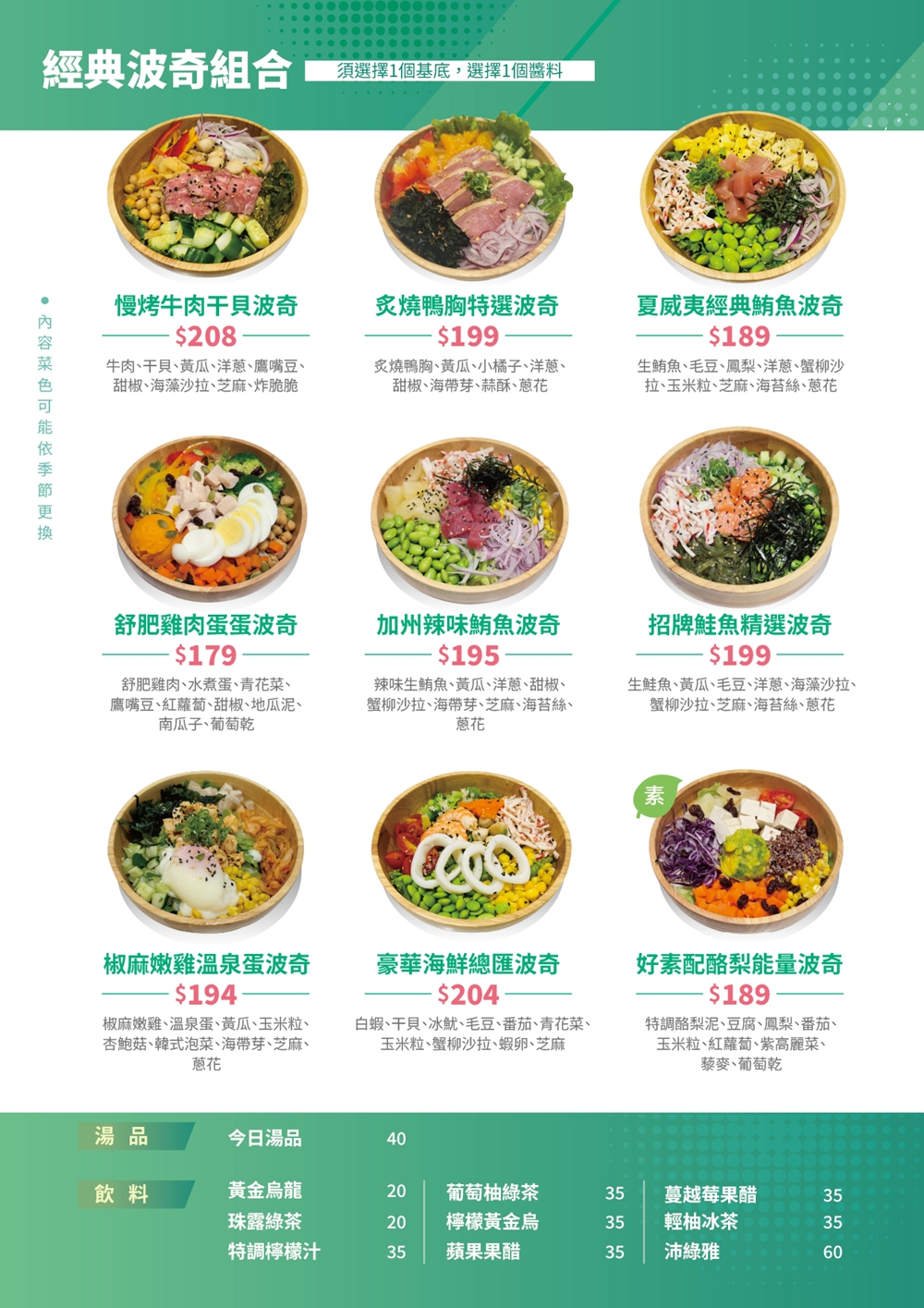 苗栗市美食｜『波奇多夏威夷輕食』2026最新菜單！PEKO夏威夷輕食多種食材自由搭配！義式湯麵&爆漿起司帕尼尼也必吃！
