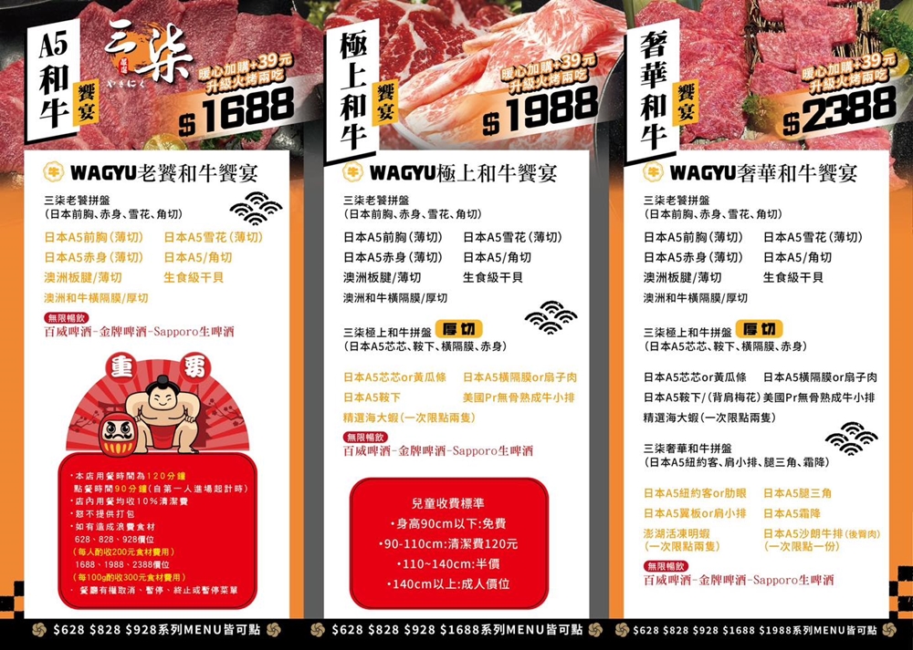 桃園中壢美食｜『三柒燒肉專門店』超豪華和牛燒烤吃到飽！還有生啤酒無限暢飲！